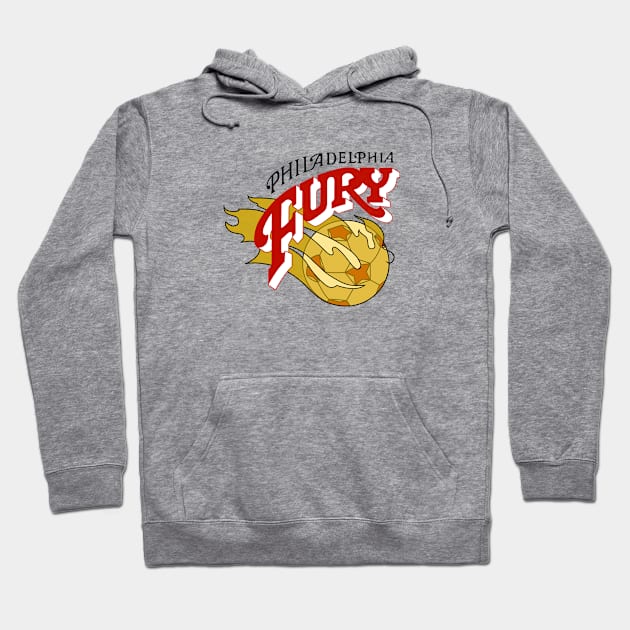 Classic Philadelphia Fury Soccer 1978 Hoodie by LocalZonly